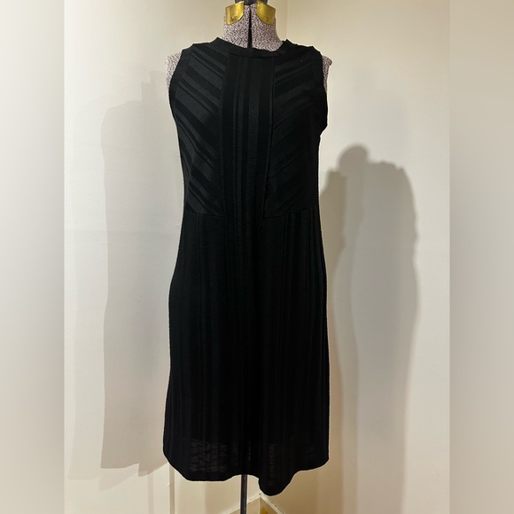 GAP Black Ribbed Mini Dress - Picture 2 of 7